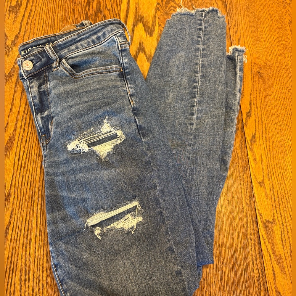 Ripped Blue Jeans